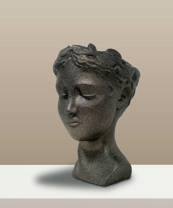Wholesale Pack 4 - Brenda Vase - Black base with Rose Gold and Glitter