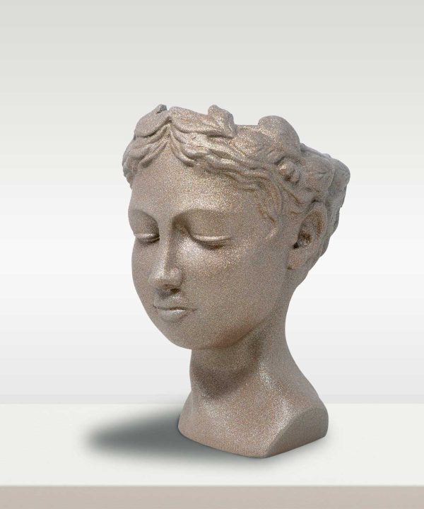 Wholesale Pack 4 – Francesca Vase - Grey base with Rose Gold and Glitter